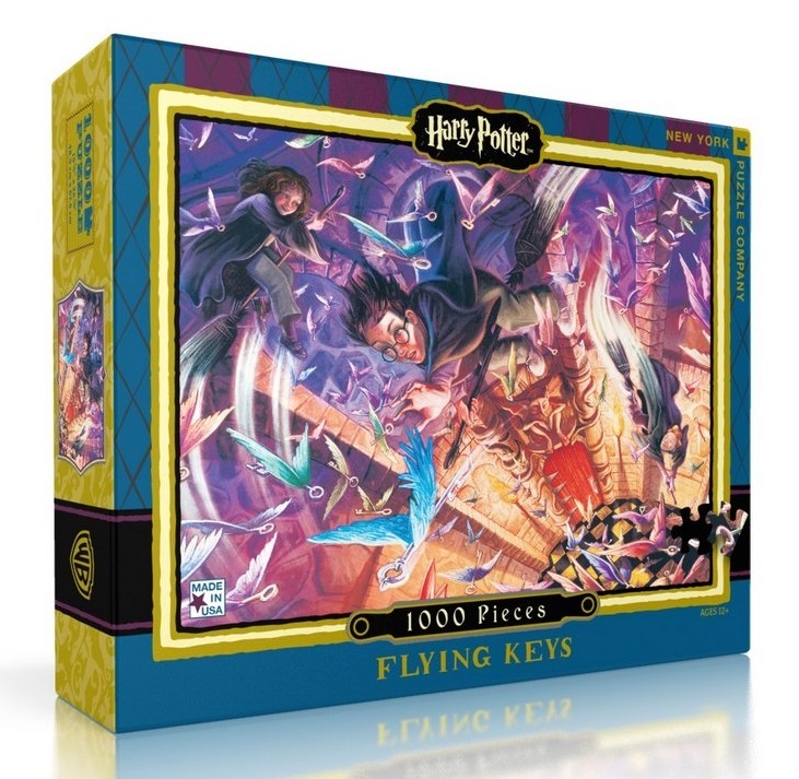 Harry Potter: 1000 Piece Puzzle - Flying Keys image