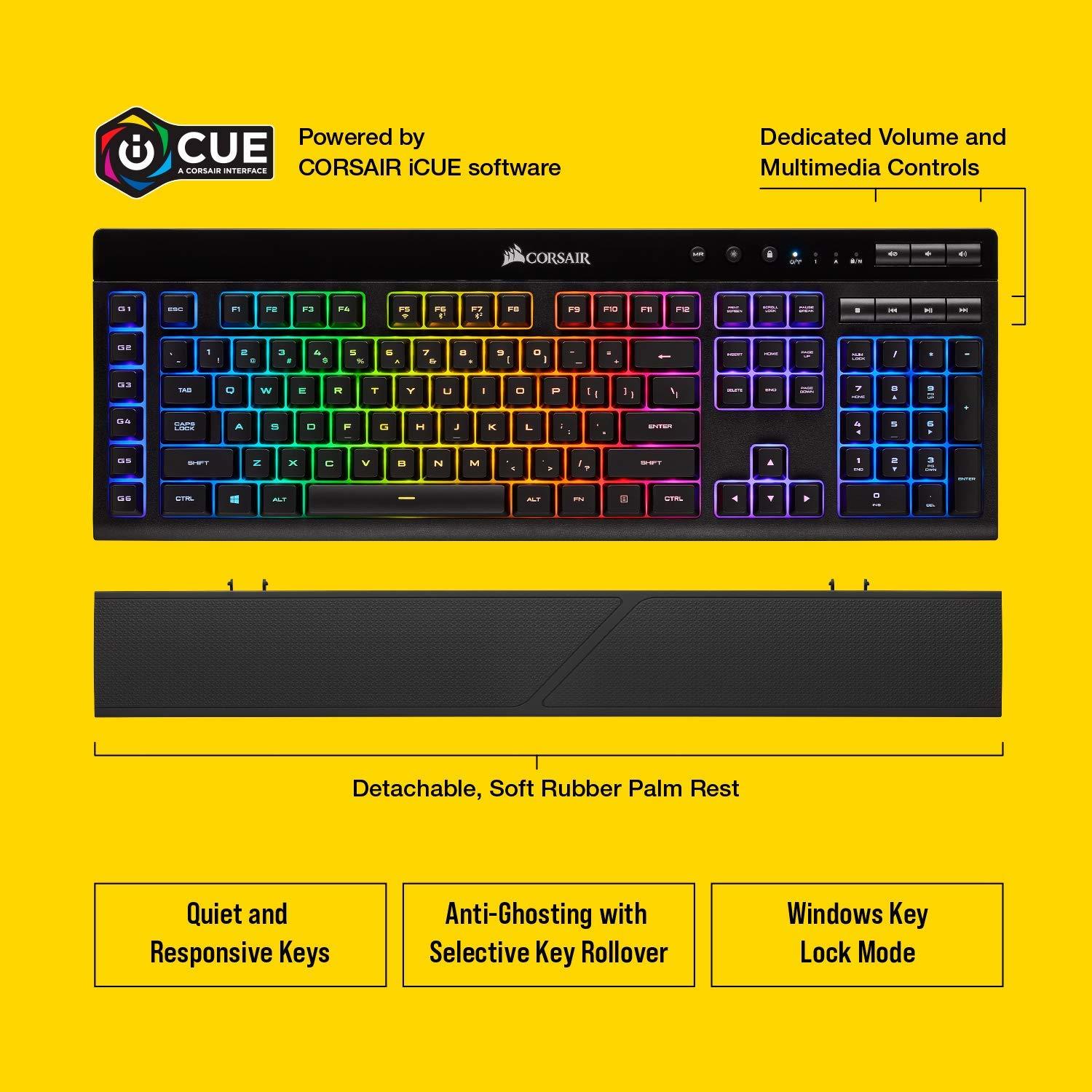 Corsair K57 Wireless RGB Gaming Keyboard InStock Buy Now at