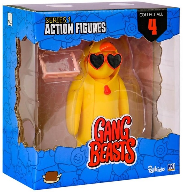 Gang Beasts Action Figure (Yellow) at Mighty Ape NZ