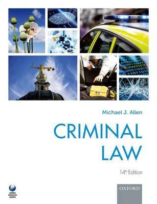 Criminal Law by Michael J. Allen image