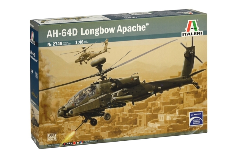 1:48 AH-64D Longbow Apache Model Kit image