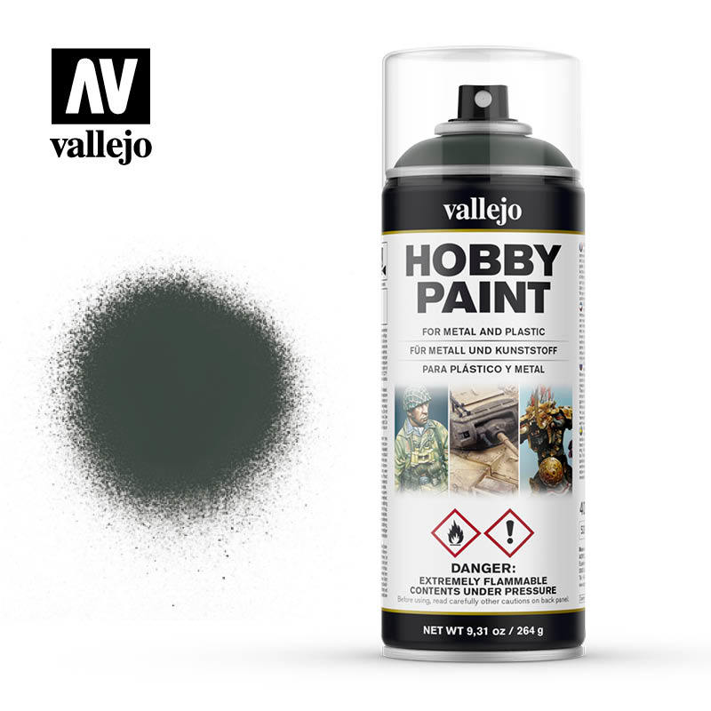 Vallejo Spray Paint Dark Green (400ml) at Mighty Ape NZ