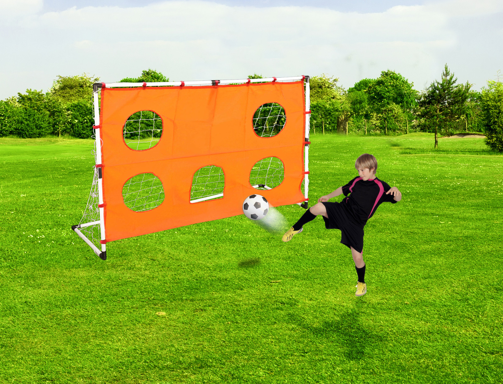 Buy 2 in 1 Soccer Goal Set at Mighty Ape NZ