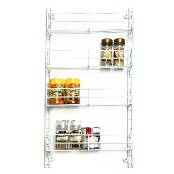 L T Williams 4 Tier Adjustable Chrome Spice Rack At