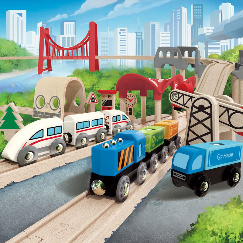 Hape: Double Loop Railway Set