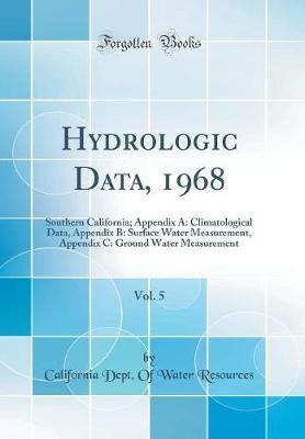 Hydrologic Data, 1968, Vol. 5 by California Dept of Water Resources image