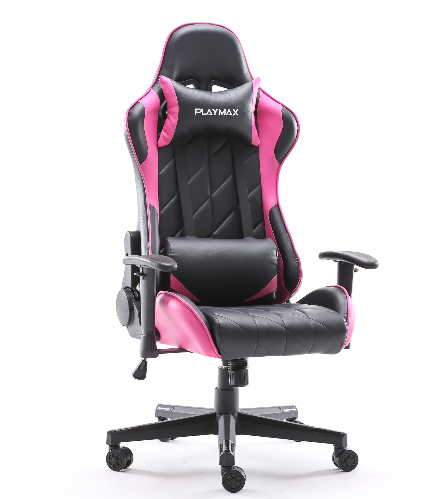 Playmax Elite Gaming Chair - Pink and Black for image