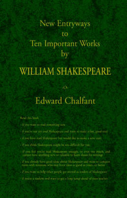 New Entryways on Hardback by Edward Chalfant