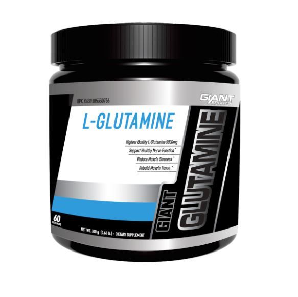 Giant Sports Micronized L-Glutamine - Unflavoured (300g/60 serves) image