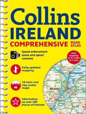 Comprehensive Road Atlas Ireland by Collins Maps image