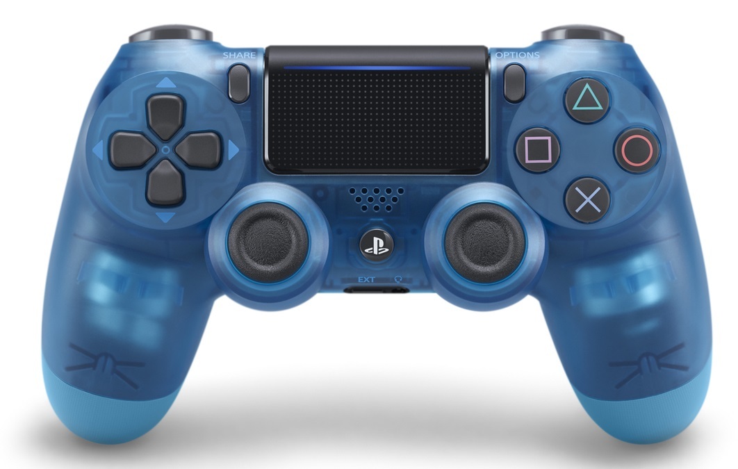 PlayStation 4 Dual Shock 4 v2 Wireless Controller - Blue Crystal for PS4 image