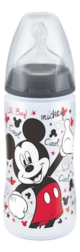 NUK First Choice Plus Baby Bottle 300ml - Mickey Mouse image
