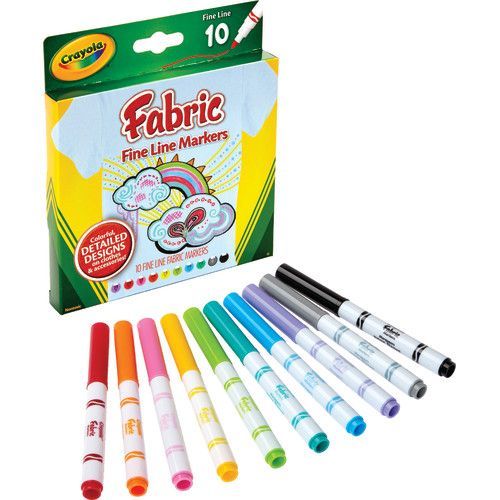 Crayola: 10 Fabric Markers image