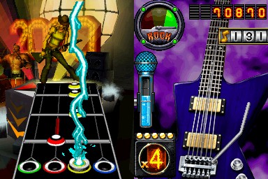 Guitar Hero: On Tour Decades Bundle (Game, Guitar grip) for Nintendo DS image