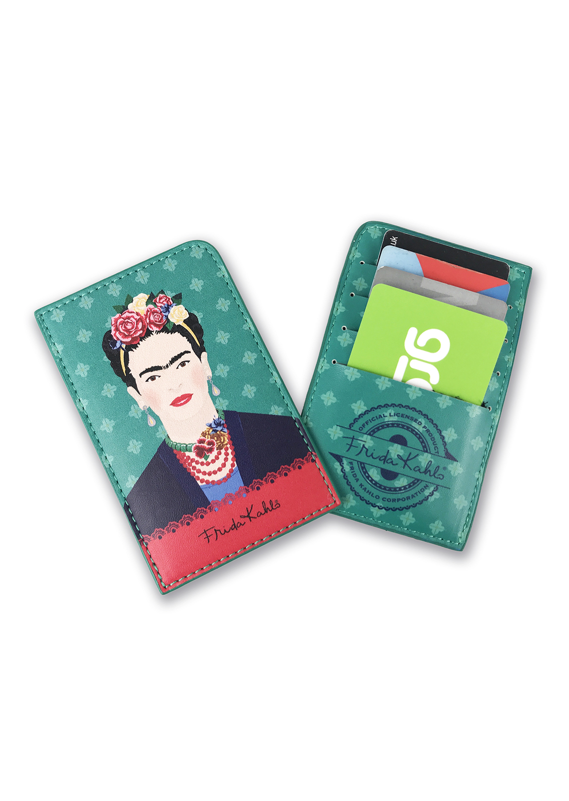 Frida Kahlo - Green Vogue Card Purse