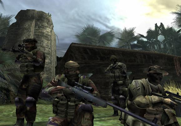 SOCOM 3: U.S. Navy Seals with Headset on PS2