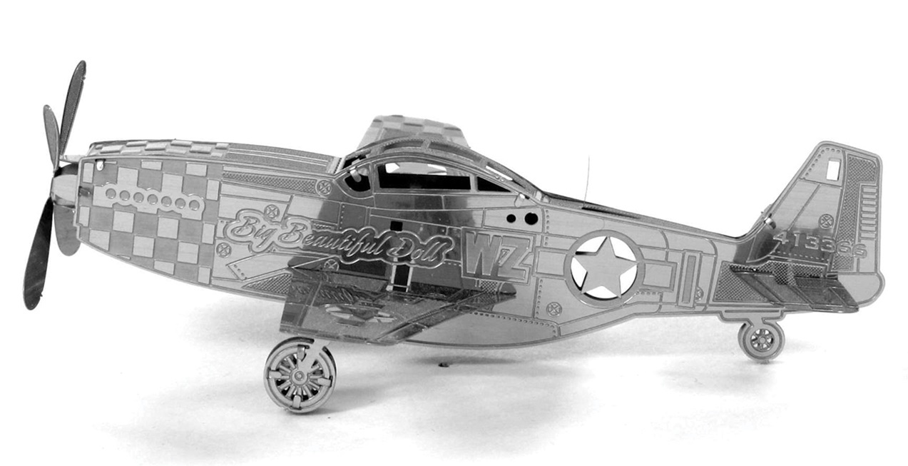 Metal Earth: P 51 Mustang - Model Kit | at Mighty Ape NZ