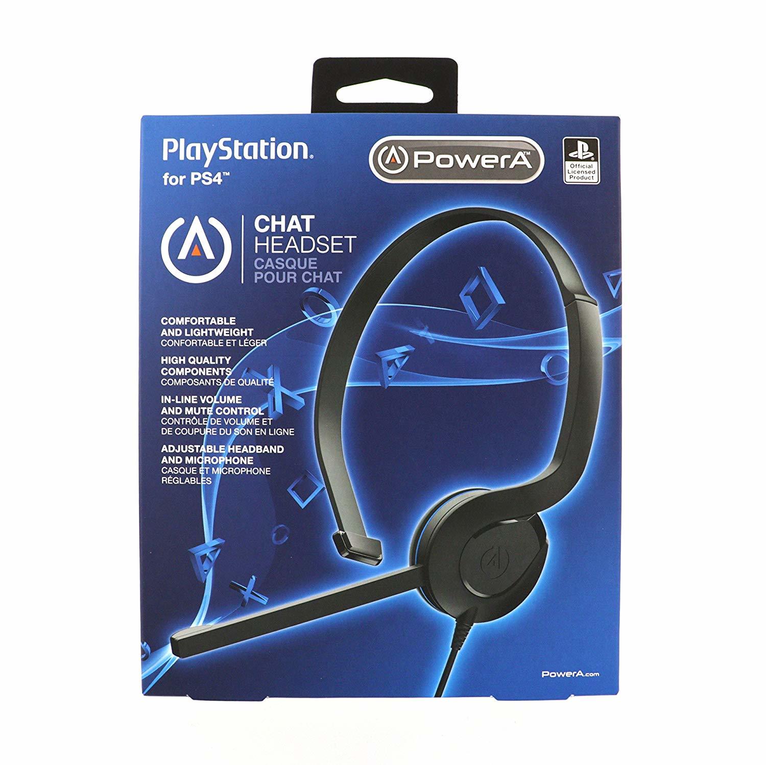 PS4 Licensed Chat Headset on PS4