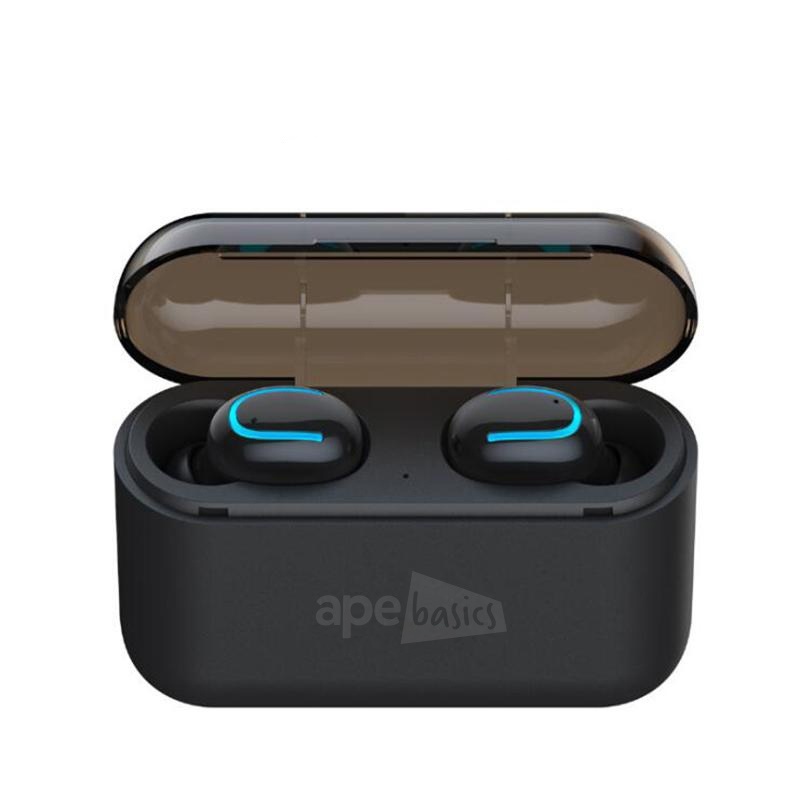 Ape Basics True Wireless Bluetooth Sports and Gaming Earbuds - Black