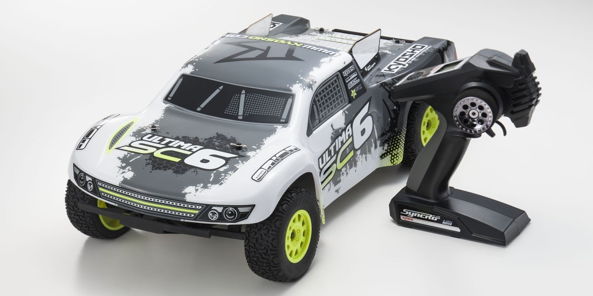 Kyosho EP ULTIMA SC6 RC 1/10 Truck Readyset (Black) image