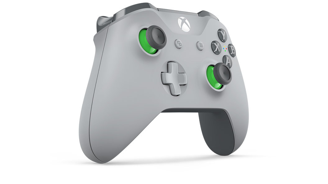 Xbox One Wireless Controller - Grey/Green (with Bluetooth) image