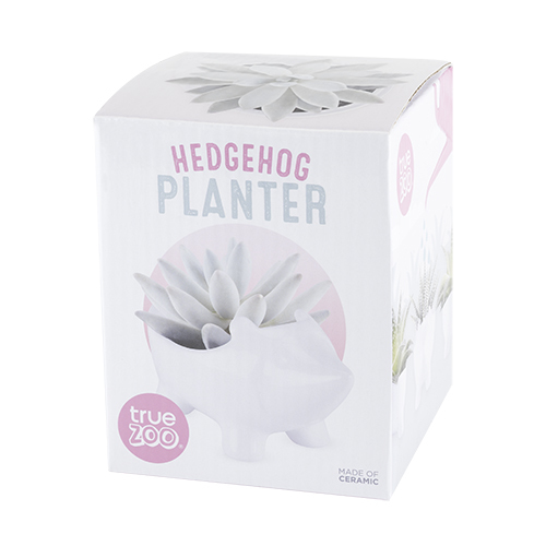 TrueZoo: Hedgehog Planter- White image