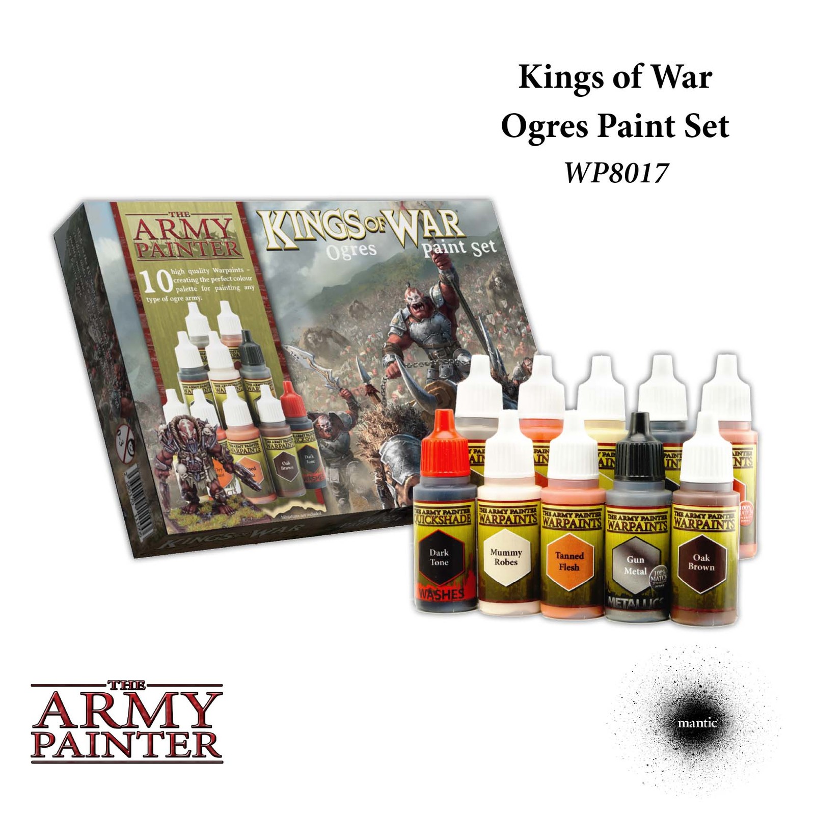 Army Painter Warpaints Kings of War Ogres Paint Set