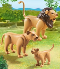 playmobil lion family