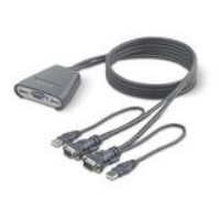 Belkin Economy 2-Port KVM with Cables Attached 2m USB Belkin Economy 2-Port KVM with Cables Attached 2m USB