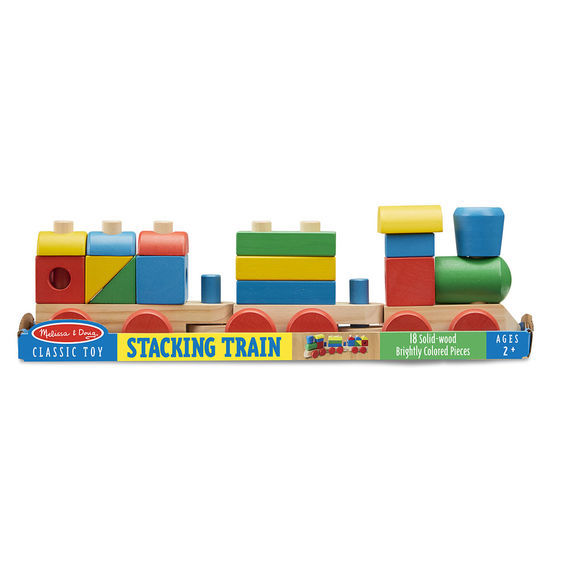 Melissa & Doug - Wooden Stacking Train