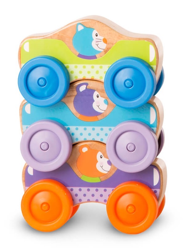 Melissa & Doug: Animals Stacking Cars image