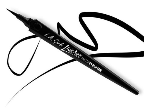 LA Girl Line Art Matte Eyeliner - Intense Black image