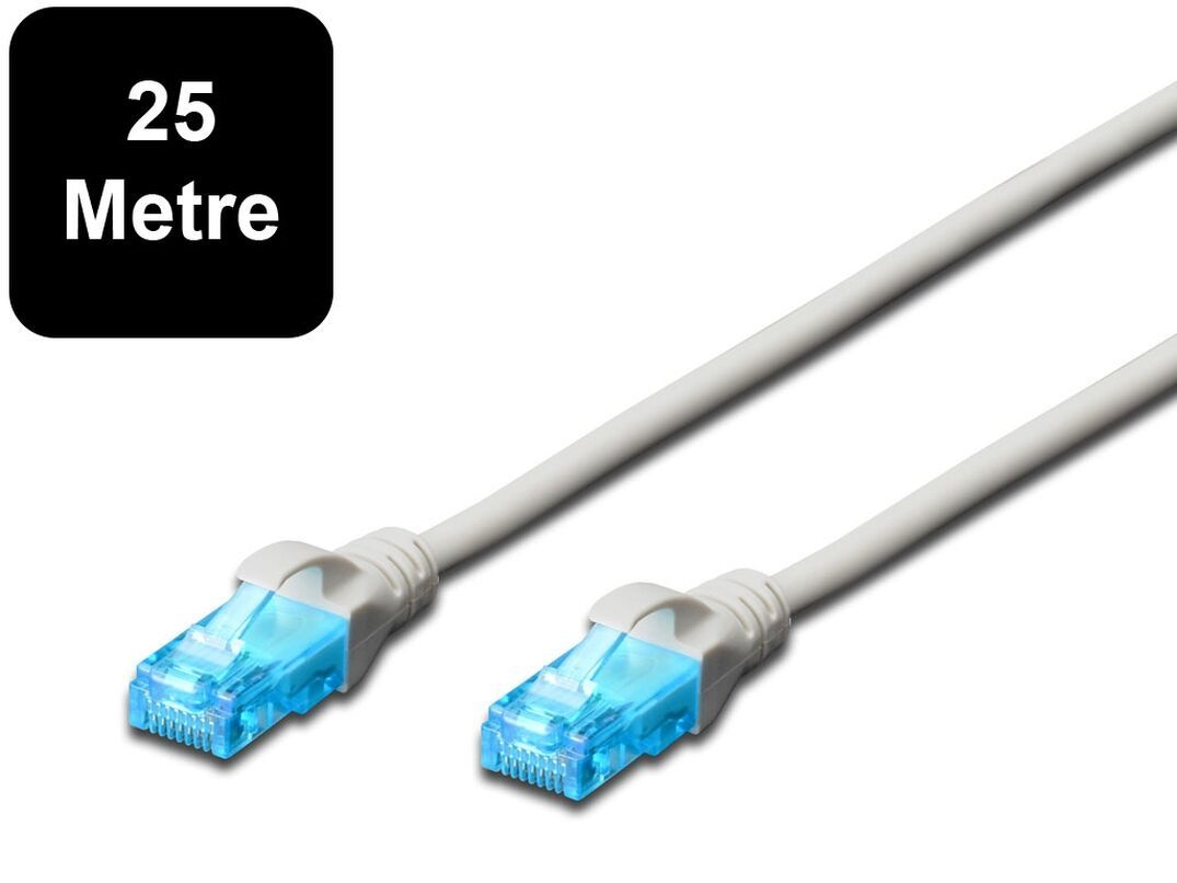 25m UTP Cat5e Network Cable - Grey