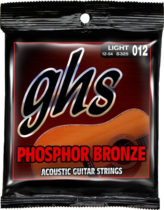 GHS Light 12-54 Phosphor Bronze - Acoustic Guitar Strings image