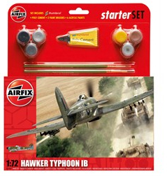 Airfix Hawker Typhoon IB Starter Set 1/72 Model Kit