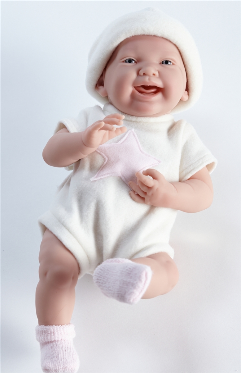 La Newborn Real Girl! Baby Doll - Cream (38cm)