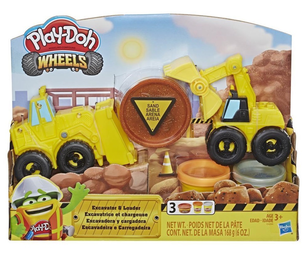 Play-Doh: Wheels - Excavator & Loader Playset image