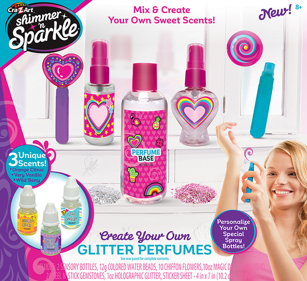 Buy CraZArt Shimmer 'n Sparkle Make Your Own Glitter Perfumes at