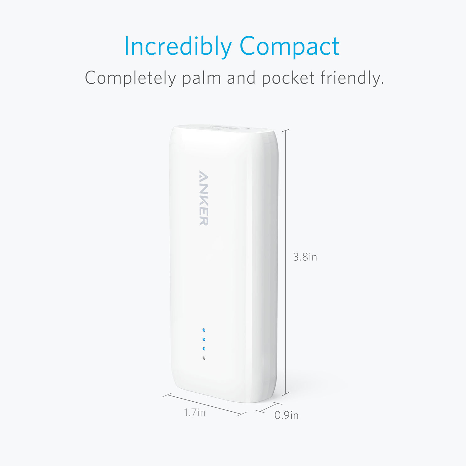 ANKER: Astro E1 5200mAh with 1x PowerIQ 2A port - White image