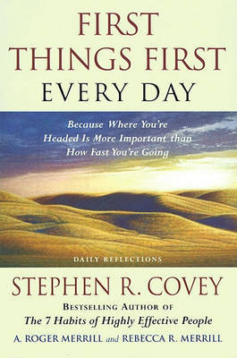 First Things First Everyday by Stephen R Covey image