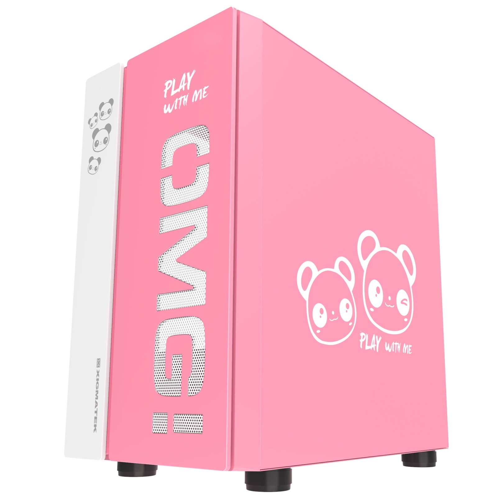 Xigmatek OMG Queen Tempered Glass Mini Tower Case image