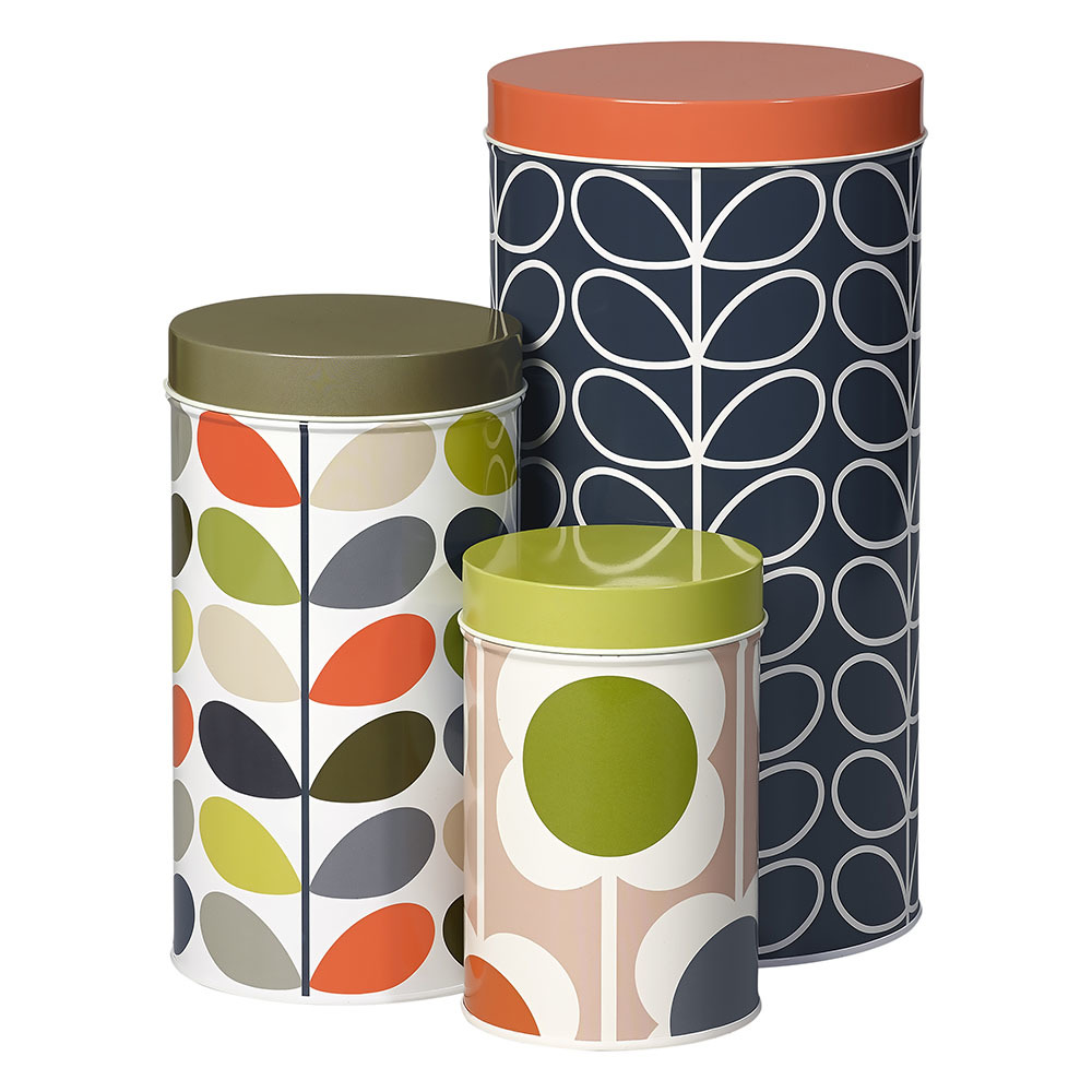 Orla Kiely Storage Tins (Set of 3) at Mighty Ape NZ