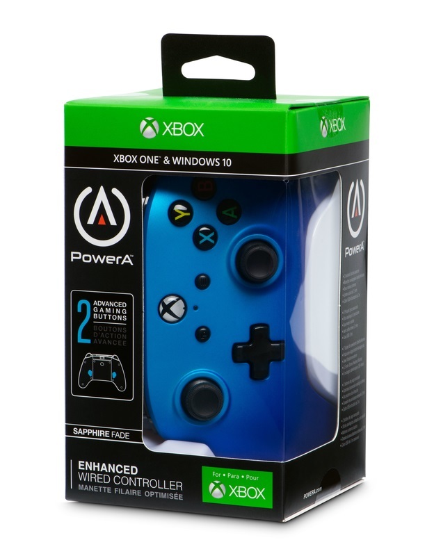 Xbox One Enhanced Wired Controller - Sapphire Fade for Xbox One image