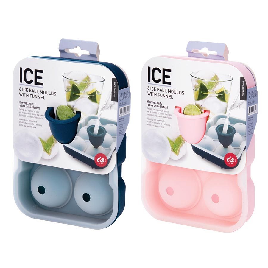 IS GIFT: ICE – 6 Ice Ball Mould with Funnel image