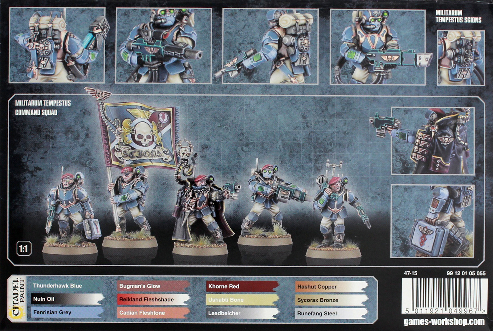 Warhammer 40,000: Astra Militarum Tempestus Scions / Command Squad