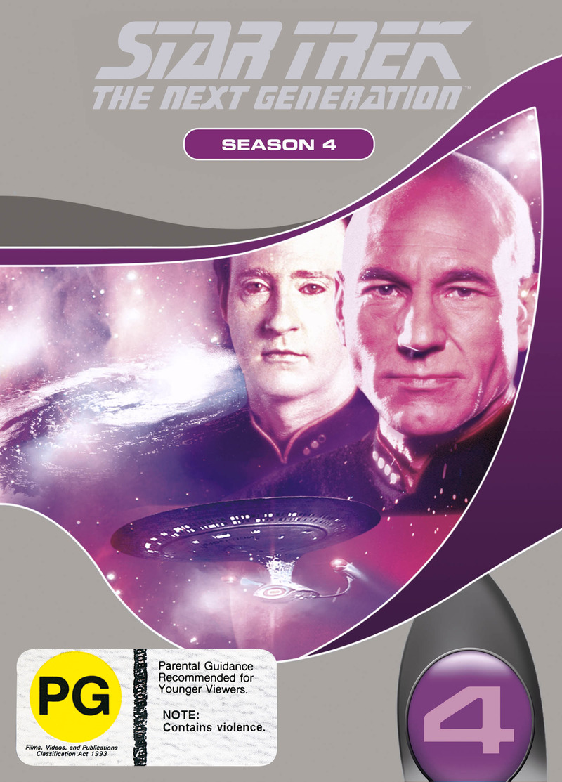 Star Trek: The Next Generation - Season 4 on DVD image