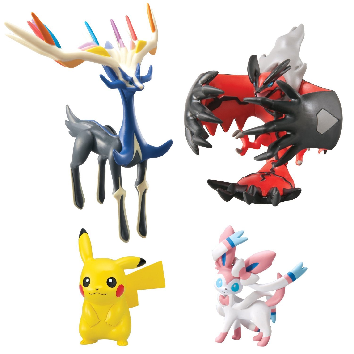 Buy XY Pokémon Super Figure 4 Pack Xerneas & Yveltal at Mighty Ape NZ