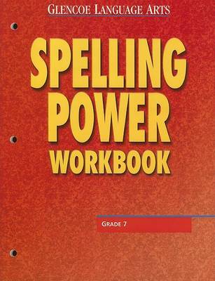 Glencoe Language Arts Spelling Power Workbook Grade 7 by McGraw Hill image