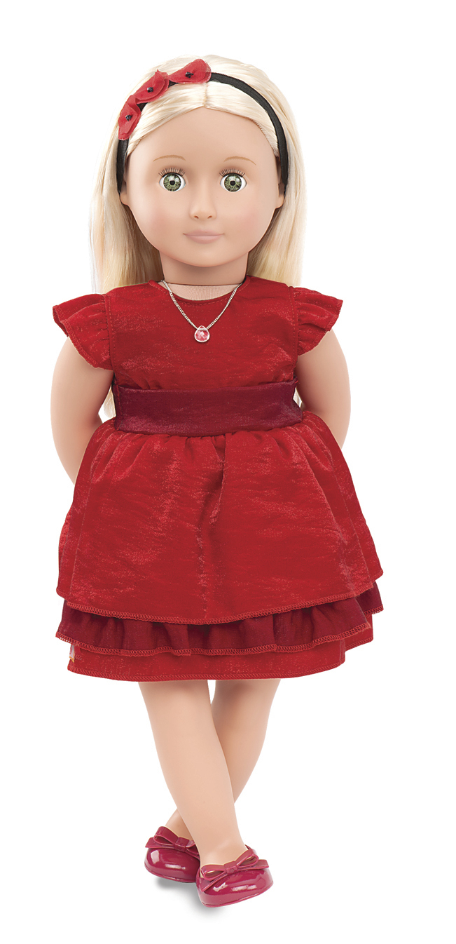 Our Generation: 18" Deluxe Doll & Book - Ginger