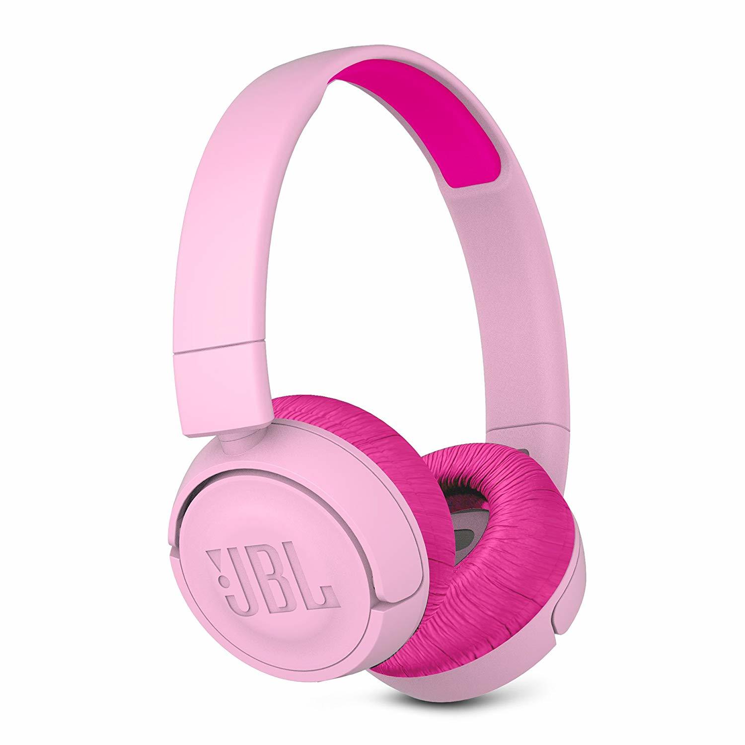 JBL JR300 Kids Bluetooth Headphones Pink at Mighty Ape NZ